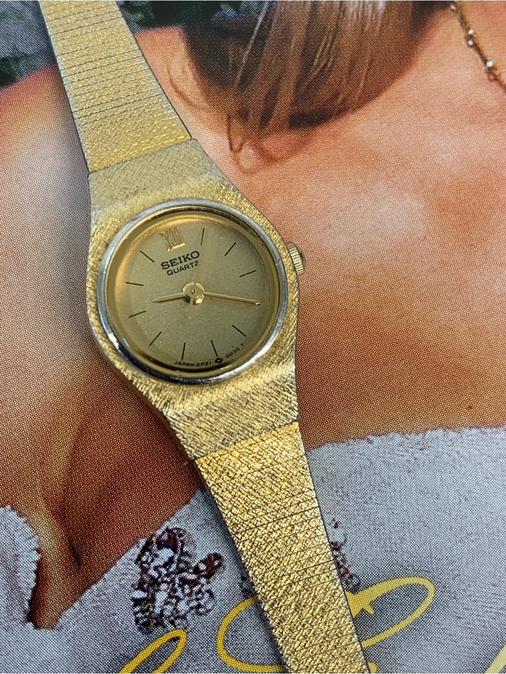 VTG Seiko Gold Tone Ladies Dress Watch